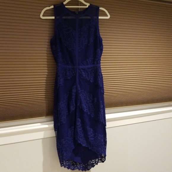 Adelyn Rae blue lace dress - Picture 2 of 9